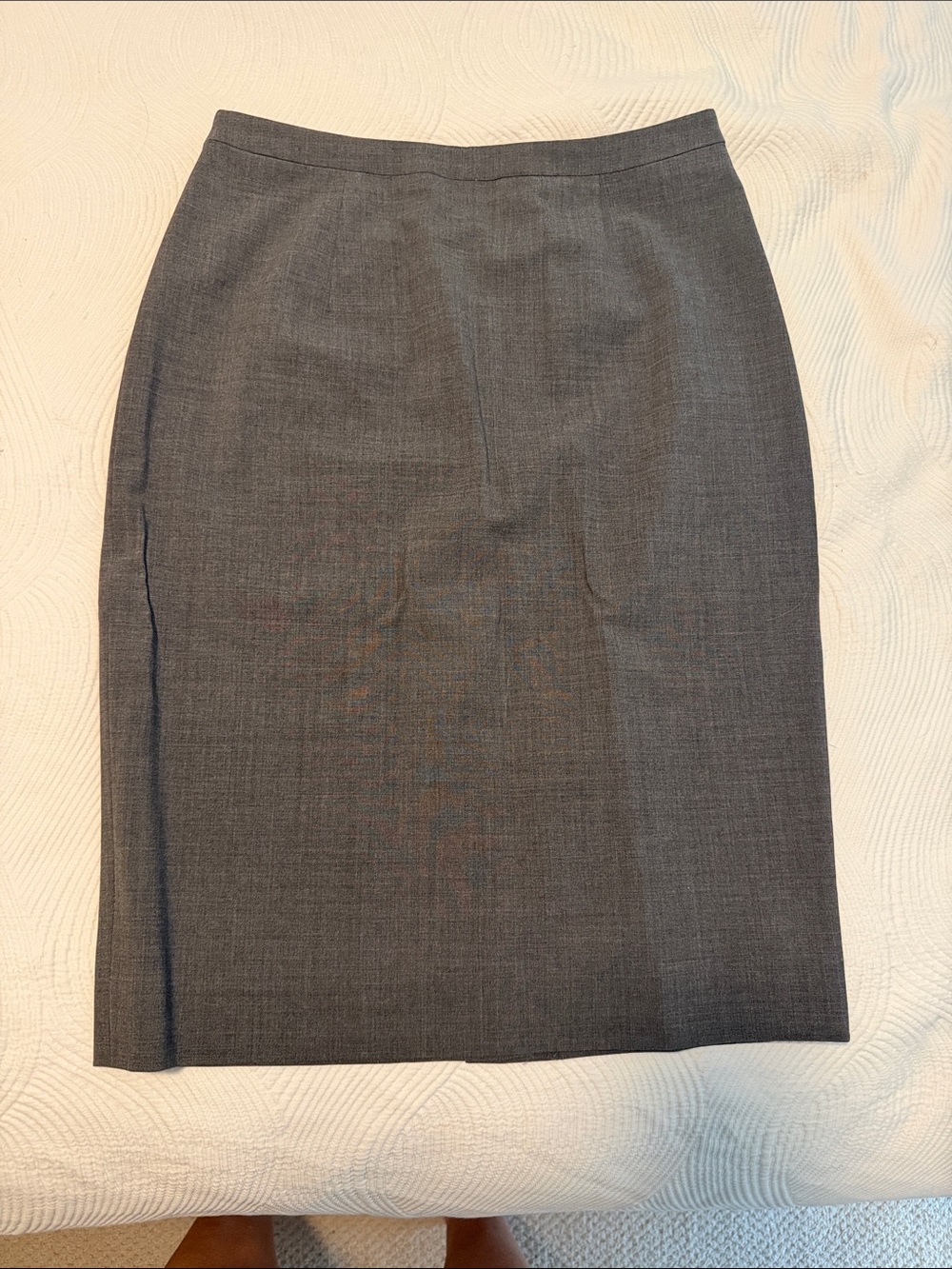 Brooks Brothers Charcoal Gray Pencil Skirt